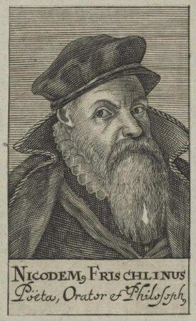 Bildnis des Nicodemus Frischlinus