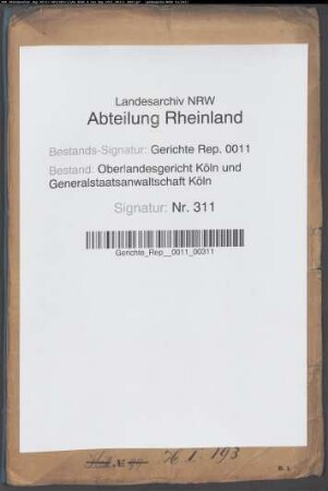 Personalakte: Havenstein, B. Otto