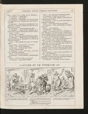 L'avare et le fromage (suite)