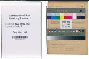 Entnazifizierung Kurt Bergfeld , geb. 16.12.1907 (Elektriker)