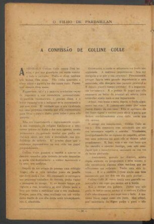 A confissão de Colline Colle
