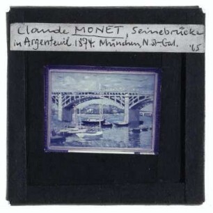 Monet, Seinebrücke bei Argenteuil