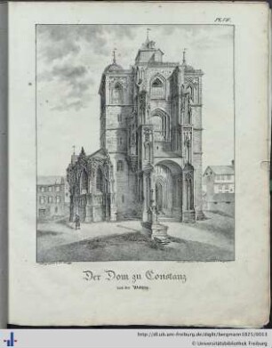 Der Dom zu Constanz von der Westseite