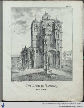 Der Dom zu Constanz von der Westseite