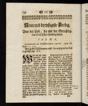 732-748, Neununddreyßigste Predigt