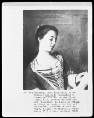 Des Meisters Nichte, Mademoiselle Lavergne / Die schöne Leserin