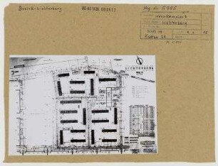 Teilbebauungsplan Lichtenberg/Rüdigerstraße WK 7. Berlin, Lichtenberg, Rüdigerstraße/Hagenstraße/Krimhildstraße/Gotlindestraße/Dietlindestraße/Ortliebstraße/Dankwartstraße