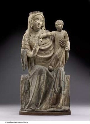 Thronende Maria mit Kind