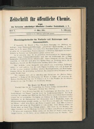 Heft V. 15. März 1904.