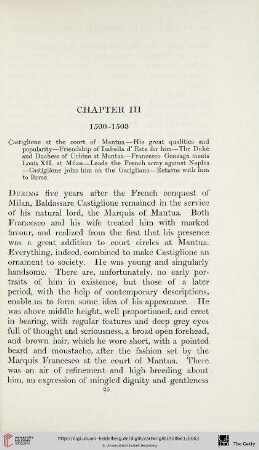 Chapter III: 1500-1503