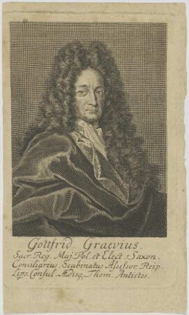 Bildnis des Gottfrid. Graevius