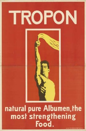 Tropon. natural pure Albumen, the most strengthening Food