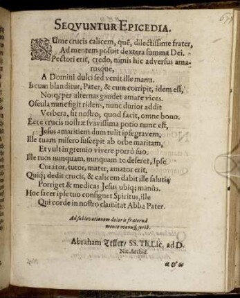Sequuntur Epicedia.