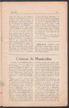 Crónicas de Montevideo