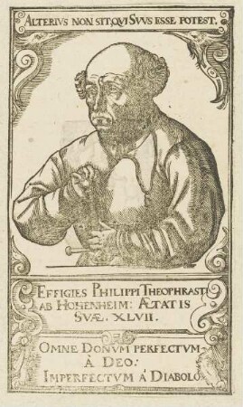Bildnis des Philippus Theophrastus ab Hohenheim