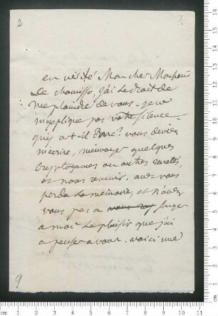 Brief von Jean-Baptiste Geneviève Marcellin Bory de Saint-Vincent an Adelbert von Chamisso