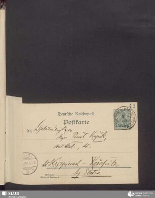 [dopisnica wot: Mikławš Andricki, 03.08.1900]