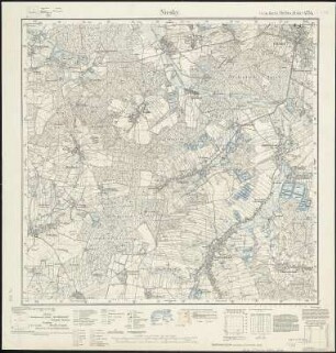 Meßtischblatt 4754 : Niesky, 1938 : Niesky. - Umdr.-Ausg., aufgen. 1900, hrsg. 1906, bericht. - 1:25000. - Leipzig, 1938. - 1 Kt.