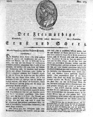 Nro. 179, Sonnabend den 7. September