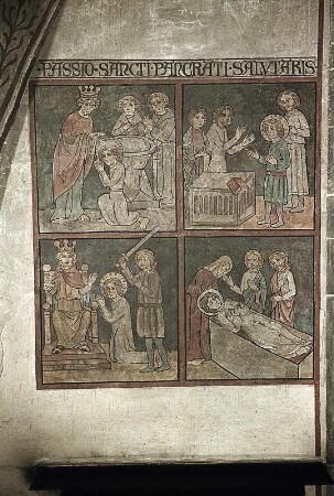 Vier Szenen aus der Legende des heiligen Pankratius