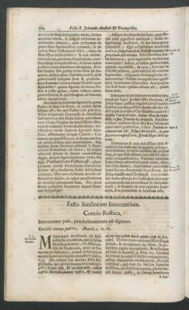 Festo Sanctorum Innocentium