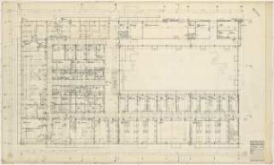 Chemische Institute der Universität Köln: Physikalische Chemie, Grundriss Untergeschoss, 1:50