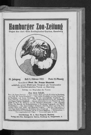 Heft 2 : Februar 1931
