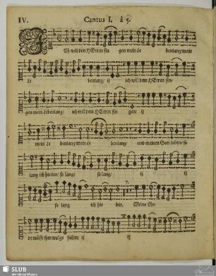 IV. Ich will dem Herren singen