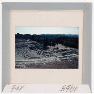 Syrakus: Griechisches Theater (Foto 1965)