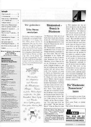Wir gedenken Erika Meves verstorben