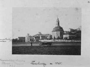 Loschwitz um 1865. Fotografie (um 1865; A. Kotzsch). Dresden-Blasewitz: Ortsgeschichtliche Sammlung Blasewitz und Umgebung