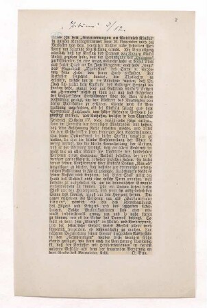 Zu den "Erinnerungen an Gottfried Kinkel"