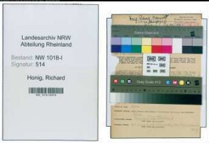 Entnazifizierung Richard Honig , geb. 20.12.1904 (Polier)