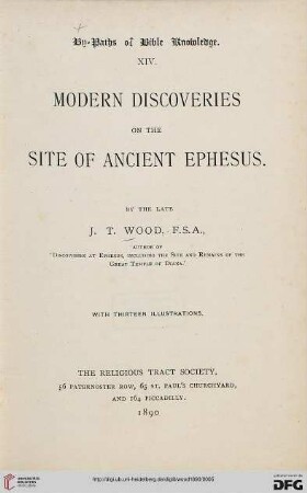 Modern discoveries on the site of ancient Ephesus
