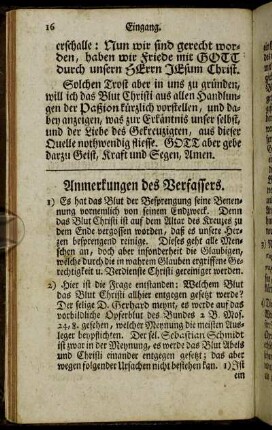 Anmerkungen des Verfassers.