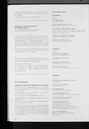 Austausch von Bediensteten zwischen Berlin und Hamburg: