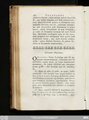 Solvuntur Obiectiones.