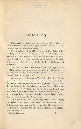 Die menschlichen Haltungstypen und ihre Beziehungen zu den Rückgratverkrümmungen