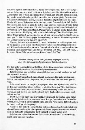 C. Delikte, die außerhalb der Spielbank begangen werden, aber eine ätiologische Beziehung zur Spielbank haben