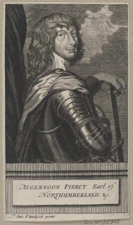 Bildnis des Algernoon Piercy Earl of Northumberland
