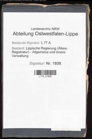 Die Besoldung des 2. Lehrers zu Lüdenhausen