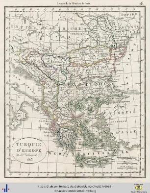 Turquie d'Europe. 1825.