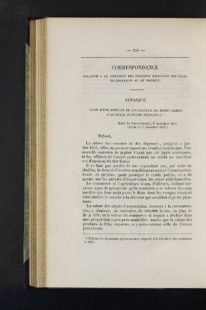 Correspondance