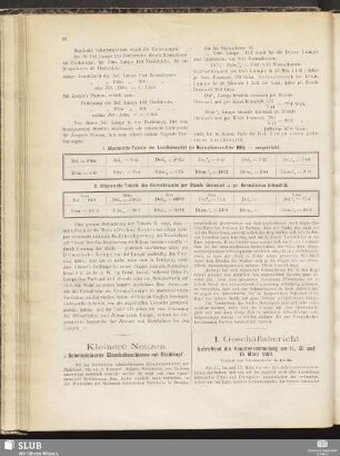 1. Geschäftsbericht betreffend die Hauptversammlung am 11., 12. und 13. März 1869