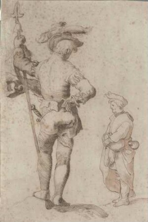 Landsknecht und Bauer