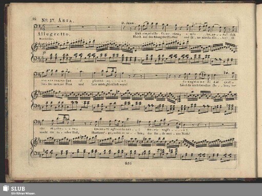 No. 17 Aria: Deh vieni alla finestra / Hoch auf den Klang der Zither
