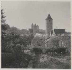 Dinkelsbühl, Krugsturm, Hertelsturm, Hagelturm, Weißer Turm an der Stadtmauer