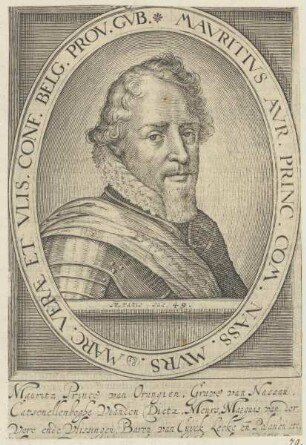 Bildnis von Mavritivs, Prinz von Oranien