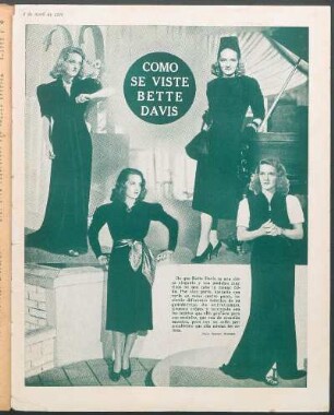 Como se viste Bette Davis [Fotografías]