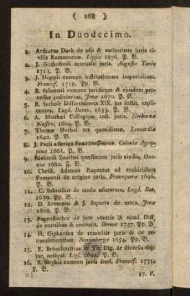 168-175, In Duodecimo.